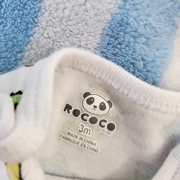 Dinosaur themed overalls trio - Picture 4 of 7